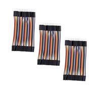 DiGiYes 10 cm, 120 pezzi di cavo da uomo a femmina, da maschio a femmina, per Arduino Raspberry Pi (120 pezzi da maschio a femmina)