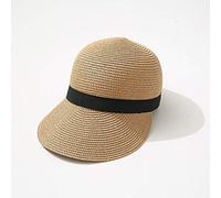 DIGJOBK Cappello con Visiera Donna Casual Regolabile Cappello di Paglia di Sun Berretto da Baseball all'aperto di New Estate delle Donne Sunhat Equestrian cap(Color:A)