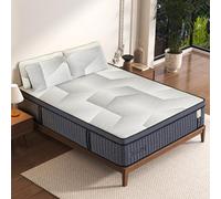 DIGLANT Materasso Twin XL, 35,5 cm, materasso ibrido in memory foam con molle insacchettate, materasso Twin XL in scatola, sollievo dalla pressione e isolamento del movimento, certificato CertiPUR-US