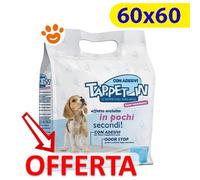DIGMA TAPPETINI IGIENICI ASSORBENTI 60 X 60 CM 50 PZ CON ADESIVO