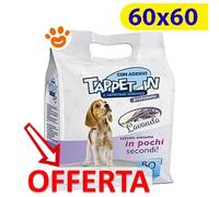 Digma Tappet In Tappetini Assorbenti Igienici Per Cani (60x60cm) Lavanda - Confezione Da 50 pezzi - CONFEZIONE RISPARMIO