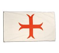 Digni Bandiera Cavalieri Templari - 90 x 150 cm Sticker Gratis