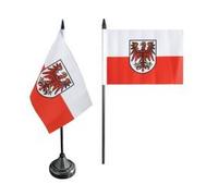 Digni® Drapeau de table Italie Tyrol-du-Sud, mini drapeau - 10 x 15 cm