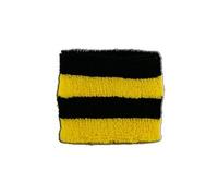 Digni® Polsino spugna Unisex Nero Giallo 8 cm Atleti Sportivi