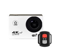 DIGNIFE Action Camera, Azione Camera Ultra. HD 4K. Telecomando WiFi Sport Telecamera30m impermeabile Pro Sports DV. Telecamera di registrazione video del casco(H9R White)