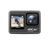 DIGNIFE Action Camera, Camera sportiva 4K 60 Frames Touch Dual Screen WiFi Camera sportiva DV(S60ER)