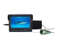 DIGNIFE Macchina fotografica subacquea, Telecamera for la pesca subacquea invernale da 4,3" con fishfinder 1000TVL, telecamera for su ghiaccio/mare/fiume, 6 LED for visione notturna(F008G-15M-W)