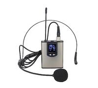 DIGNIFE Microfoni Wireless, Microfono wireless Microfono lavalier con trasmettitore Bodypack Lezione didattica Intervista Vlog Registrazione dal vivo microfoni e ricevitore wireless