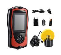 DIGNIFE Telecamera subacquea per la pesca, Finder di pesce portatile 10 0M / 300FT. Depth Fish Alarm Detector di pesce cablato for la pesca della carpa