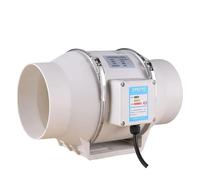 DIGNIFE Ventilatore Estrattore, Ventilatore di Scarico da 4/5 Pollici Home Silent Inline Pipe Duct Fan Bagno Estrattore Ventilazione Cucina WC Ventilatore da Parete(4 inch)