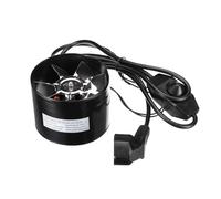 DIGNIFE Ventilatore Estrattore, Ventilatore for Condotto in Linea da 4 Pollici Ventilatore for Tubi Metallici Ventilatore di Scarico Mini Estrattore Ventilatore A Parete for WC da Bagno Senza