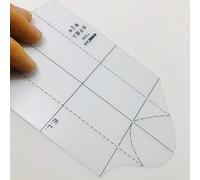 DIHAN #Y124B Scala 1:4 Manica Donna Modello Fare Righello Cucito Righello Quilting Righelli Indumento Righello di Taglio Righello