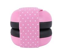 Diheohg 1 paio di paraorecchie per bambini, anti-rumore, protezione per le orecchie, per bambini, insonorizzati, colore rosa
