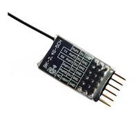 Diheohg 1 ricevitore ELRS 2,4 GHz PWM ExpressLRS a 5 canali con antenna a tubo di rame 2DBi 2,4 G, scheda PCB nera + plastica + metallo per drone RC FPV