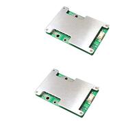 Diheohg 2 pezzi 4S 12V 100A LiFePo4 - Scheda di protezione per batteria al litio con carica bilanciata