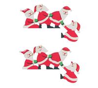 Diheohg 2 pezzi di decorazioni natalizie per cornici di Natale, casa, porte, pareti, facili da usare