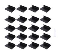 Diheohg 20 pezzi 4 X 3 mini lavagna tavolo etichette buffet etichetta alimentare per tavolo tavolo