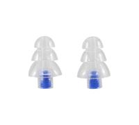 Diheohg 27Db Silicone Auricolari Musicisti Filtri Orecchio Tappi Del Rumore Soppressione Annullare Protezione dell'Udito Auricolari Riutilizzabile Sonno Cura Per Dj (Blu)