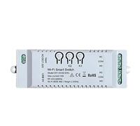Diheohg 2CH WiFi Smart Switch fai da te Timer 7-32V 2,4G WiFi + RF433+BT Modulo di automazione domestica per Home IFTT, durevole, facile da installare, facile da usare