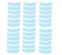 Diheohg 36 pezzi/sacchetto Super Strong Duo- Wig Double Tape Slitting Line Side Extension Hair Strips For Toupets/Lace Wig Easy Install Easy To Use