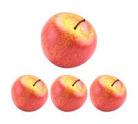 Diheohg 4 pezzi di grande frutta di mela rossa