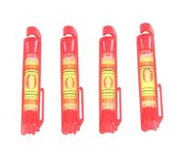 Diheohg 4 Pezzi Stringa Livello Hanging Line Acqua Bilance per Livellamento Di Misurazioni, Edilizia, Lavoro Ecc. (Rosso)