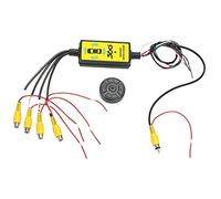 Diheohg 4To1 Auto Panorama 360 Fotocamera Video Inversione Interruttore Scatola Auto Camera Video Switch Box Telecomando Senza Fili