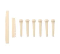 Diheohg 6 Perni di Bruecke+Sell Ponticello Sella Ossa/Bone Chitarra Acustica