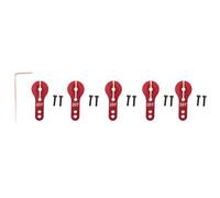 Diheohg 6 pezzi 25 T Alluminio Servo Horn M3 Filettatura Sterzo Braccio Alto Torque Servos Motori Parti RC Auto Aereo Barca
