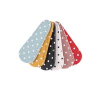 Diheohg 6 Pezzi Ricamo Forbici Fodero Polka Dot Scissors Protezione Colline Forbici Fodero in Pelle per Forbici Protezione Forbici