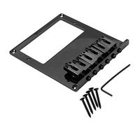 Diheohg 6 Sella Tele Bridge Corde Supporto Tele Humbucker TL Chitarre Brucke per Chitarra Nero