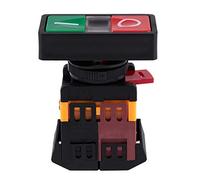 Diheohg AC 220 V, luce gialla EIN-AUS start-stop pulsante, pulsante 1 NO 1 NC