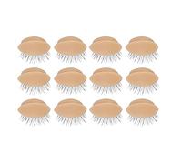 Diheohg Accessori parti palpebre per ciglia testa manichino, palpebra rimovibile con ciglia ritardanti allenamento ciglia testa manichino