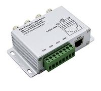 Diheohg Balun Video Passivo 4CH per Telecamere TVI CVI AHD CCTV Via Coppie Torsaded Balun Video UTP Trasmettitore-Ricevitore 4CH BNC a UTP RJ45