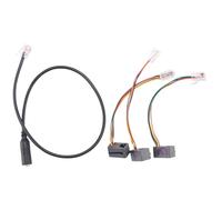 Diheohg Cavo 4P4C RJ9, 3,5 mm Smart Phone Headset to RJ9 Adapter Cavo, Adattatore Cavo Convertitore per Telefoni IP e Mx10 Vista Moduler Adattatore