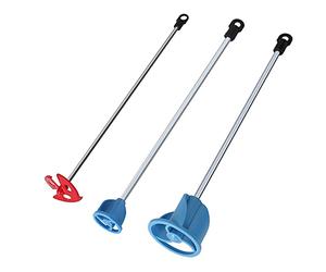 Diheohg Confezione da 3 soffiatori miscelatori per vernice, resina epossidica, vetro MudandCeramic, trapano, fresa, paletta mista