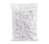 Diheohg Cuffia da doccia usa e getta, cappuccio elastico sagomato impermeabile, cuffia trasparente per capelli, cuffia da doccia, 1 set