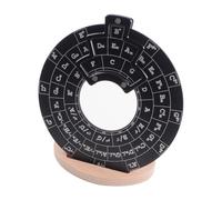 Diheohg Disco musicale per chitarra Quintenzirkel, ruota per quintenza, strumento per melodia con base, nero