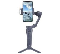 Diheohg F12 Stabilizzatore per Smartphone con Giunto Cardanico Portatile a 3 per Cellulare Selfie Stick per Registrazione Video Vlog Anti-Vibrazione del Telefono