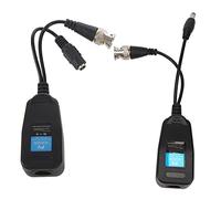 Diheohg HD-CVI/TVI/AHD - Balun video passivo con connettore di alimentazione e trasmettitore dati RJ45 CAT5, 1 coppia