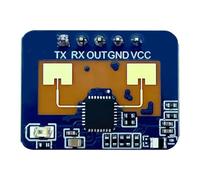 Diheohg LD2410C 24G - Sensore di presenza radar per persone, modulo di rilevamento del movimento dell'albero radar millimetrico FMCW, DC5 V, durevole