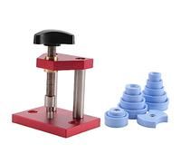Diheohg Micro Pressatura Orologi Alloggio Press Micro Pressa Orologi Alloggio Per Medio Stress Strumento con 12 Mappe Nylon per La Riparazione Di Orologi