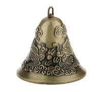 Diheohg Mini-Feng Shui cinese drago Charm Bell e Phoenix Figura