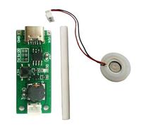 Diheohg Mini Umidificatore USB Kit DIY DC 3,7-5,5 V Tipo-C Mini Umidificatore Kit DIY 330 MA Umidificatore Ad Ultrasuoni Domestico