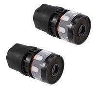Diheohg N-813 2 Pezzi Microfono Cassetta Microfono Dinamico Microfoni Capsula Universale Microfono Sostituire Riparazione
