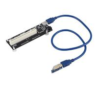 Diheohg PCIE PCI-E PCI Express X1 a PCI Riser Scheda Bus Adattatore Alto Efficiente Convertitore USB 3.0 Cavo per Desktop PC