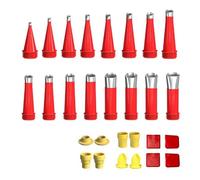 Diheohg Pistola per fughe, guarnizione per fughe, strumento sigillante in silicone, per cucina, bagno, lavello in plastica + acciaio inox