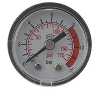 Diheohg R 0-12 Bar 0-170 PSI 10 mm Filetto Gas Pompa Aria Pressione Misuratore Compressore Manometro