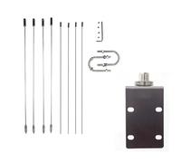 Diheohg RE-05 10-1300 MHz Supporto antenna messa a terra Redical per telefonia mobile SO239-SO239 Amplificatore antenna per stazione base (A) durevole e facile installazione
