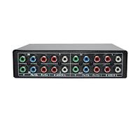Diheohg RGB Component Switch selettore 5 3 vie YPBPR Cavo Componente Switch Switch AV per PS2 DVD Player TV
